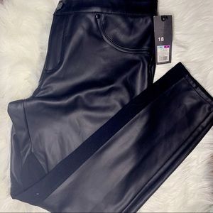 Faux Leather Pants
